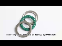 Ball Thrust Solid Oil Bearings Kapasitas beban tinggi Gratis pemeliharaan untuk ukuran standar dan khusus