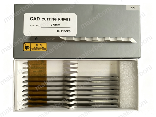 Beli 0725W Wave Industrial Cutting Blade untuk Mesin Pemotong Otomatis CAD online manufacture