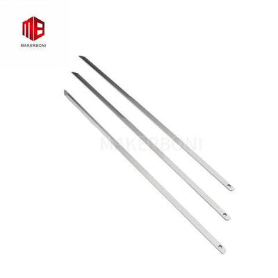 801439 IX6 pisau pemotong lubang ganda 310x7.0x2.0mm Untuk industri pakaian dalam lubang tunggal
