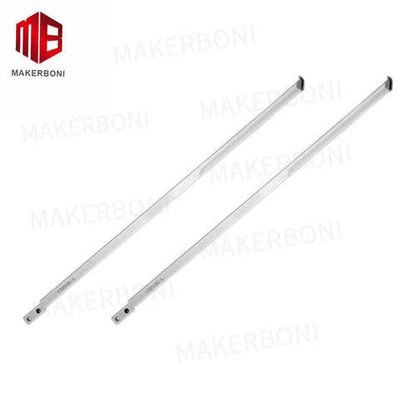 105935-L Tinggi Precision Alloy Steel Knife Blade Untuk Bullmer 243*8*2.5mm lubang ganda