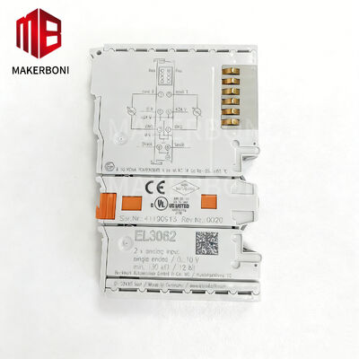Terminal Input Analog 2-Saluran Beckhoff EL3062 dengan Rentang 0-10V dan Resolusi 12-bit